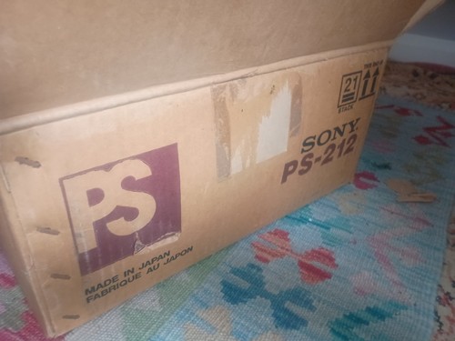 Sony 212 vintage - ps-212, turntable